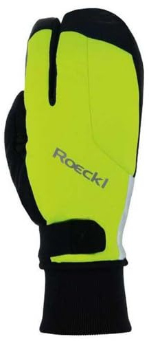 Roeckl Villach 2 Trigger Winter Fahrrad Handschuhe lang Fluo gelb 2023