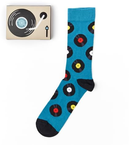 Urban Eccentric Calcetines unisex de vinilo | Regalo | 1 par | Calcetines ricos en algodón | Calcetines premium | Novedad | Regalos, Multicolor, 6-11, Multicolor-, 6-11