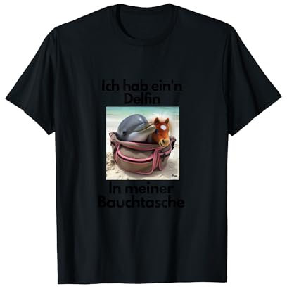 Delfin in meiner Bauchtasche 3, MalIe, Party T-Shirt