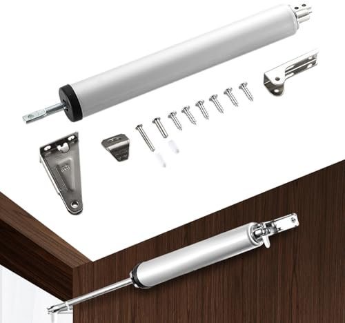 Landrain Automatischer Türschließer ohne Bohren, Türanlehner für Innentüren bis 35kg, Einfache Montage für Zimmertüren, Badezimmer & Schlafzimmer