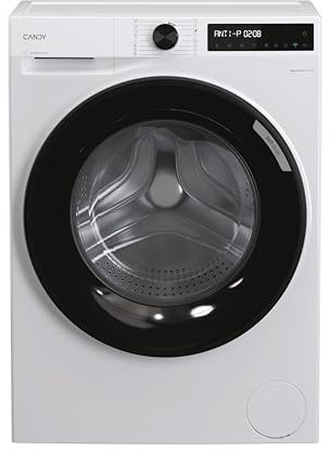 Candy ProWash 500 BR 412BL8-S Lavadora 12 KG, 1400 RPM, Display Digital, Conectividad WIFI, 16 Ciclos, Inverter Speed Drive, Inicio Diferido 24H, Bloqueo Infantil, Detector KG, 72 DB, Blanco