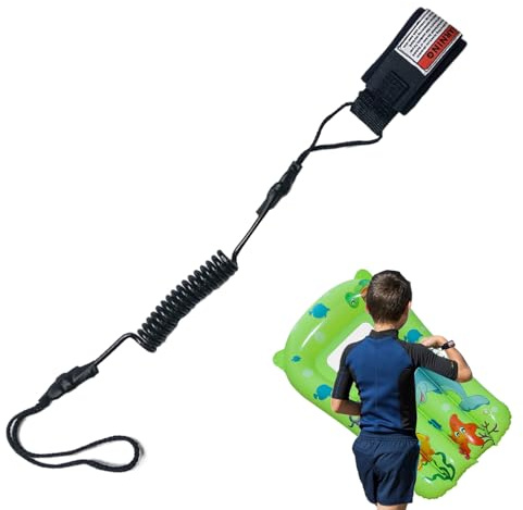 Bodyboard-Handgelenkschlaufe, schwimmende Surfbrett-Leine, strapazierfähige, elastische, leichte Kordel, bequeme Neopren-Manschette, verstellbare Passform, Design für Mädchen, Jungen, Teenager, Frauen