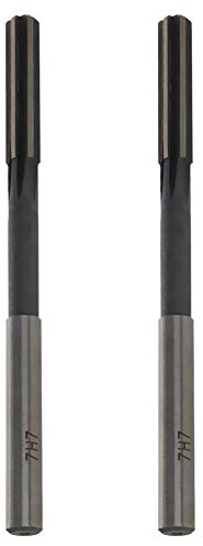 Utoolmart High Speed Steel H7 Chucking Reamer 7mm Cutting Dia Straight Shank Machine Reamers Milling Cutter Tool for Bore Drilling Machine 2pcs