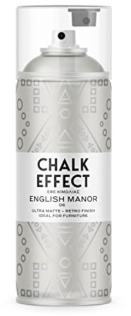 CL COSMOS LAC Kreidefarbe Spray Chalk Effect - hochwertige chalky Kreidesprühfarbe Farbspray - Spray Paint Farbe (English Manor)