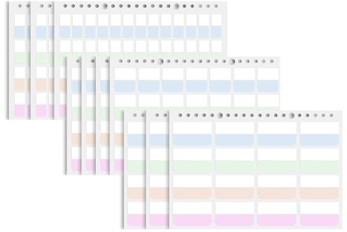 AVECMOI 316 Stück Kleberegisterkarten, 3 Größen Morandi Colored Page Markers Tabs für Büro, Dokumente, Bücher, Tagebuch, Dateiverwaltung, Ordner für Schüler, Lehrer, Büroangestellte