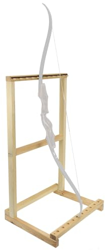 BSW ProfiBogen- Bogenständer für 10 Bögen - Robuste Holz-Konstruktion für Bogenschützen: Platzsparend, sicher & praktisch - Professioneller Ständer für Bögen, ideal für Wettkämpfe & Training
