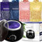 scaldacera kit cera brasiliana ceretta brasiliana: scaldacera 400g Cera, brasiliana kit completo scalda cera per ceretta per Uomo Donna 30 Spatole Nero