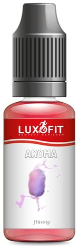 Luxofit Zuckerwatte Aroma flüssig, Aromatisierung von Lebensmitteln, Getränke verfeinern, Made in Germany, Vegetarisch und Vegan, GMO-Frei, Geschmacksverstärker (1 L)