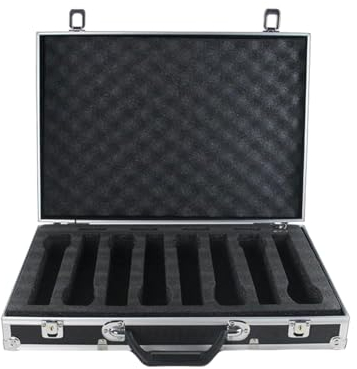 Luwecf Mikrofonkoffer Singing Foam Case Schlagfester Koffer Hartschalen Mikrofonkoffer