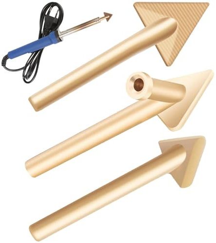 Puntas De Pistola para Soldar para Plástico, Cabezal De Pistola para Soldar De Calentamiento Rápido para Superficie De Grapadora De Plástico, Reparación para Parachoques De Coche