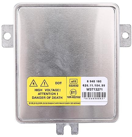 6948180 Xenon ballast HID strålkastare förkopplingsdon kompatibel med BMW E90 E91 2006–2008 D1S/D1R xenon strålkastare styrenhet ersättning 63126948180 626110499 Xenon strålkastare ballast