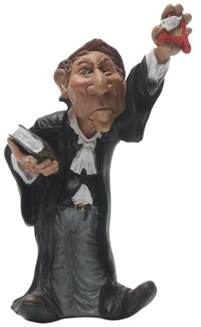 MagiDeal Statue di avvocato Resina Ornamento Ornamento ARTIMENTO DECORATIVO Figura Scultura avvocato avvocato figurina per il soggiorno interno da scrivania