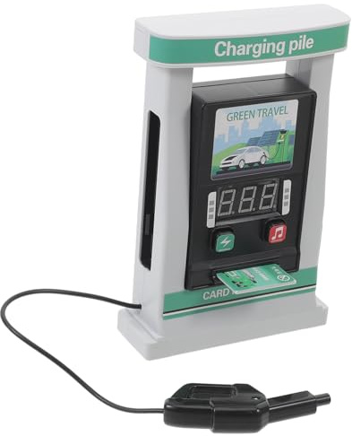 Supvox Stapelspielzeug Aufladen DIY Modell pädagogisches DIY Modellspielzeug für DIY Modell Einer Verkehrsstation Abs Green