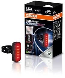 OSRAM LEDS BIKE COMPACT REAR, intelligent bromsljus, uppladdningsbar, två ljuslägen, StVZO-godkänd