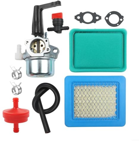 Carburateur de rechange pour modèles de motoculteur pour modèles 110402 110412 215369 avec kit complet de pièces et compatibilité avec 696065 697422
