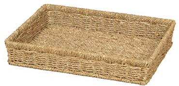 Home-ever A4 Seagrass Rectangle Tray