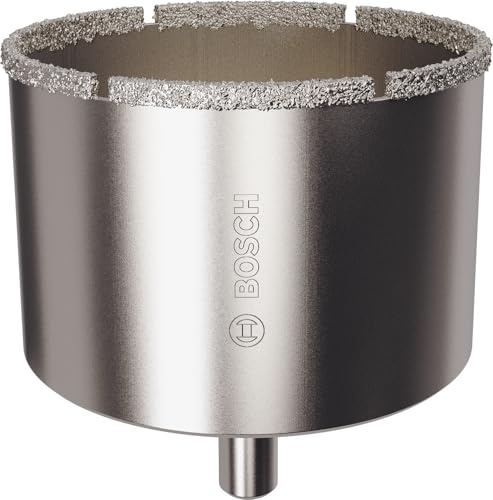 Bosch 1x Tiles Lochsäge mit Aufsteckhalter, 68 x 40 mm | für Fliesen, Ø 68 mm, Professional Zubehör Bohrmaschine