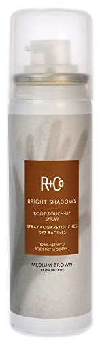 R & R Enterprises R+Co Bright Shadows Root Touch Up Spray - Medium Brown, 44.36 ml