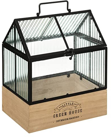 ATMOSPHERA CREATEUR D'INTERIEUR - Serra in legno house 26x30cm