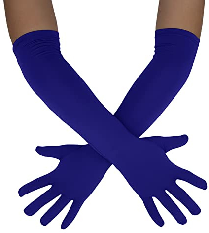 Sheface Lange Handschuhe für Herren und Damen, 45,7 cm, Spandex, dehnbar, Kostümhandschuhe, Bankett, Party, Hochzeit