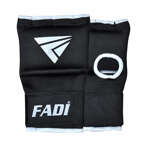 Fadi Sports Quick Hand Wraps with Padded Knuckle Protection – Boxing, MMA, Kickboxing & Muay Thai Hand Wraps for Men & Women – Adjustable Wrist Support, Lightweight, Durable
