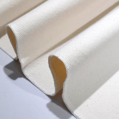 Prutomr Dough Proofing Cloth 35x26 Large, Professional Heavy Duty Bakers Couche for Bagutter Loaves, 100% Natural Unbleached Cotton Fabric Towel for French Baguettes, Shaping Tool for Bread Baking