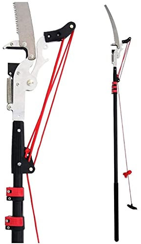 Sierras de pértiga telescópicas, podadoras de árboles telescópicas Profesionales de 5,4/18 pies, Altura de Poste, Sierra de poda Extensible, podadoras de Ramas para paisajismo