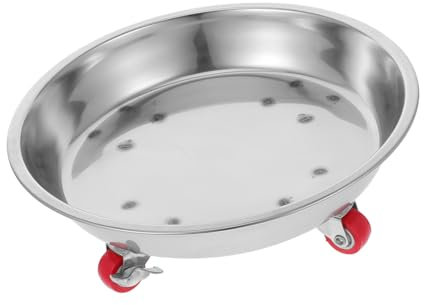 Toyvian Support De Pot De Fleurs Robuste À roulettes pour Un Déplacement Facile