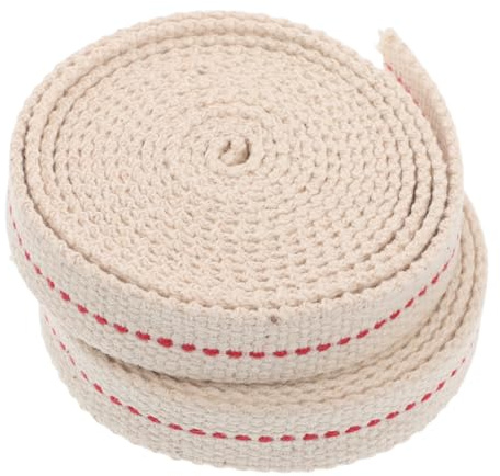 Hemobllo Mèche Lampe à Pétrole en Coton pour Brûleurs à Mazout, Remplacement Fiable, pour Lampe Tente Camping et Aventures en Plein Air