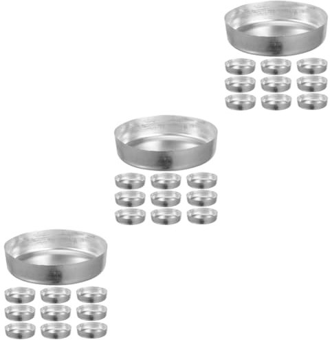 Cabilock 3 ensembles Plateaux De Pesée Nacelles À Échantillons Coupelles Poudre Mesure Plateau De Pesée Balance Plateaux De Pesée Équipement De Laboratoire 10 pièces * 3
