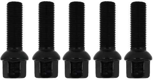 Siuku Felgenmuttern Kompatibel mit VW für Phaeton 2002-2016 Auto-Radschrauben Auto-Stehbolzen-Zubehör M14 x 1,5 60 mm