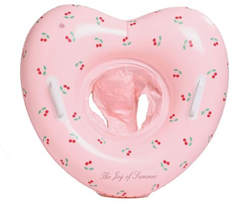 Baby Swimming Rings Infant Seat Boats Inflatable Swimming Rings Trainer Waist Pool Float With Double Handle Easy To Use Baby Waist With Double Handle Kids Water Bathtub Beach Parties Toy