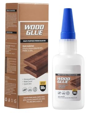 Pegamento para Restauración de Madera,Pegamento para Madera, Ideal para Reparación de Muebles y Suelos,Resistente al Agua,Rápido