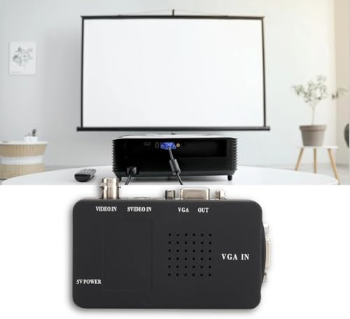 BONKZEBU BNC-zu-VGA Video Konverter VGA Adapter für Computer PC mit UK Stecker EU Stecker Plug-and-Play Videoübertragung
