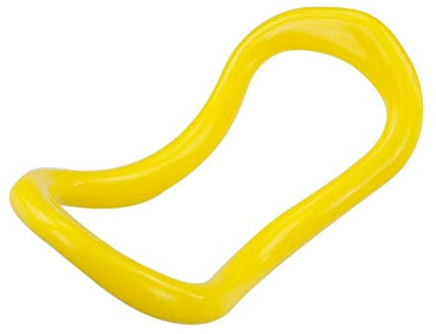 Yoga ring， Bodybuilding Fitness Pilatesring - Yogacirkel Stretchring for Fascia Massage & Träningsutrustning(Yellow)