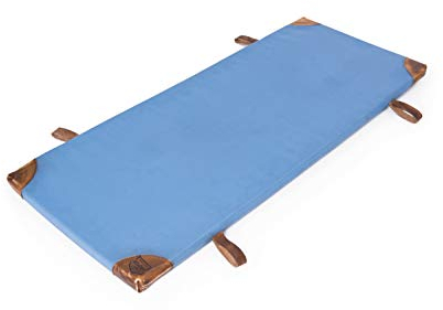 ARTZT Vintage Series Turnmatte | Sportmatte mit Dicke 4,5 cm | Matte perfekt für Turnen, Yoga, Pilates | Dicke Turnmatte für Trainingsraum und Wohnzimmer | Made in Germany | Blau, 149 x 62 x 4,50 cm