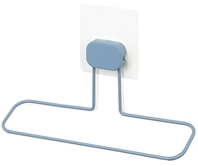 Compactor - Toallero Adhesivo sin taladros, reposicionable para baño y Cocina, Metal con Pintura en Polvo, 25,5 x 6 x 16,5 cm, Color Azul, GRENA (Talla M)