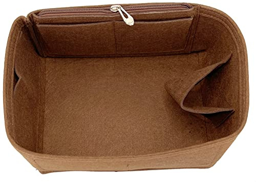 banbeln NOE NW BB väska organiseringsinsats för ryggsäck tygväska stor innerväska i väska YMX229-NY (S:21 x 14 x 10,5 cm, kaffe-CL)