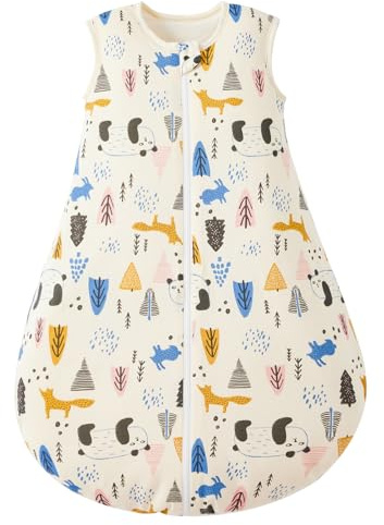 Duomiaomiao Baby Schlafsack - Ganzjahres, Winter, Neugeboren, 1.5 tog, Warmer, Atmungsaktiver Schlafsack (ZK)
