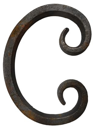 Ornamental Cast Iron Decorative Scrolls - 10 Pack