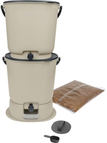 Bokashi Essential 15,3 L+1 kg di Brain+1 base crema