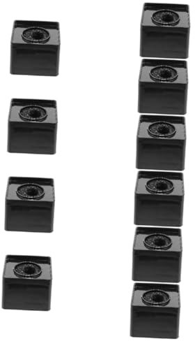 10stücke Tragbare Abs Mikrofon Logo Flaggenstation Quadratisches Würfelformat Für Interviews Bühne Und Karaoke Schwarz Mit Platz Für Individuelle Gravur Oder Aufkleber