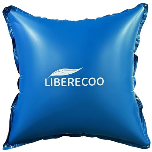 LIBERECOO 8'x8' Pool Pillows for Above-Ground Swimming Pools,0.4mm Extra Durable Long-Lasting Inflatable Winter Pool Pillow, Air Pillow for Winterizing Pool Cover