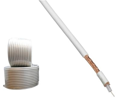 Monkey Ladder Cavo coassiale sottile 75 Ohm 100 metri Ideale per la trasmissione di segnali video e audio su sistemi televisivi e telecomunicazioni.