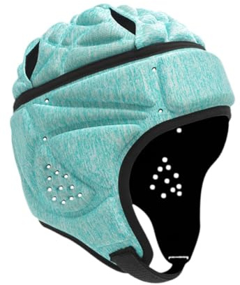 Pegciuho Casco da Rugby, Casco da Football Americano, Traspirante, Berretto Protettivo per Allenamento, Pratica di Lancio, Flag Football, Adulti, Verde