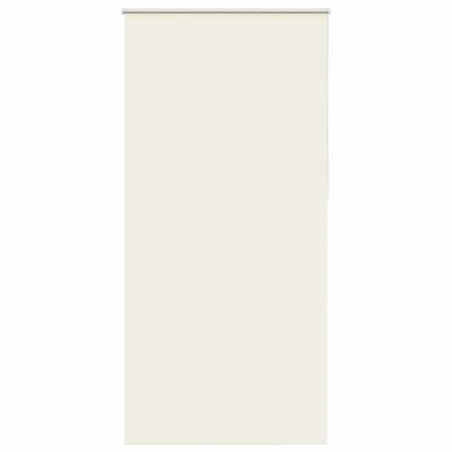 vidaXL Verdunkelungsrollo Cremeweiß 95x210cm Stoffbreite 90,7 cm, Rollo, Klemmfix, Thermorollo, Verdunklungsrollo, Klemmrollo, Fensterrollo