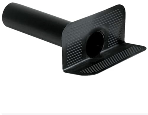 Zeker Bride en néoprène, Bouche d'évacuation d'angle de Toit, Drain, Drainage de toiture (Ø 100 mm)
