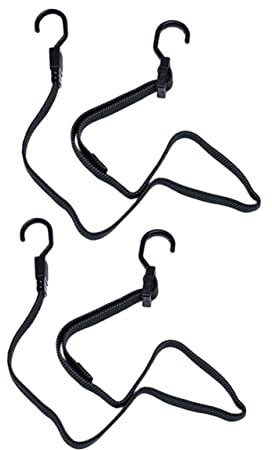 MUCKLILY 2pcs Elastic Cargo Strap Set Thickened Fastening Belts for Kayaks Motorcycles and Luggage Durable and Convenient Storage