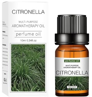 10ml ätherische öle, Aromatherapy naturrein Wasserlösliches Öl Aromatherapie Geeignet für Luftbefeuchter, 19 Düfte zur Auswahl (O, Lemongrass)