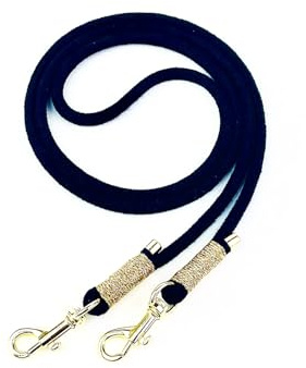 Handykette Schwarz mit Gold Karabinern und Endkappen | Handyband zum Umhängen, verstellbar | Universal für iPhone, Samsung & Co inkl. Adapter | ca. 130 cm (Schwarz-Gold)